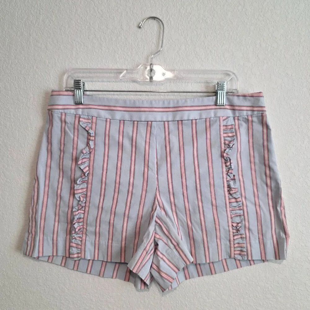 Loft Ruffle Detail Shorts Sz 8